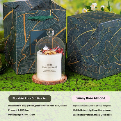 Aromatherapy Candle Hand Gift Real Flower Fragrance Bedroom Decoration