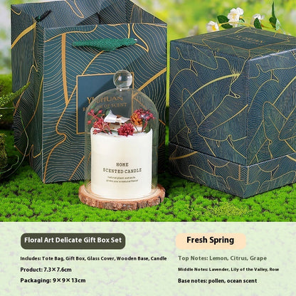 Aromatherapy Candle Hand Gift Real Flower Fragrance Bedroom Decoration