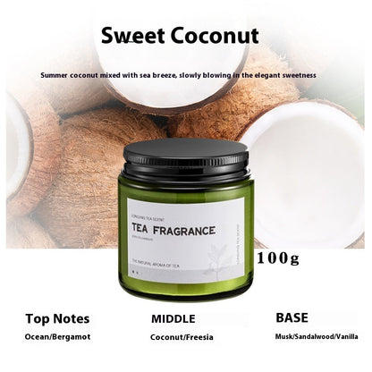 Home Indoor Soy Wax Tea Fragrance Candle Cup