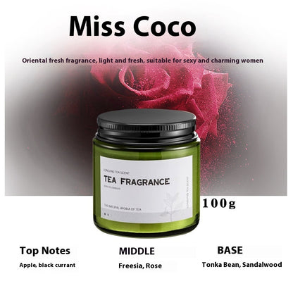 Home Indoor Soy Wax Tea Fragrance Candle Cup