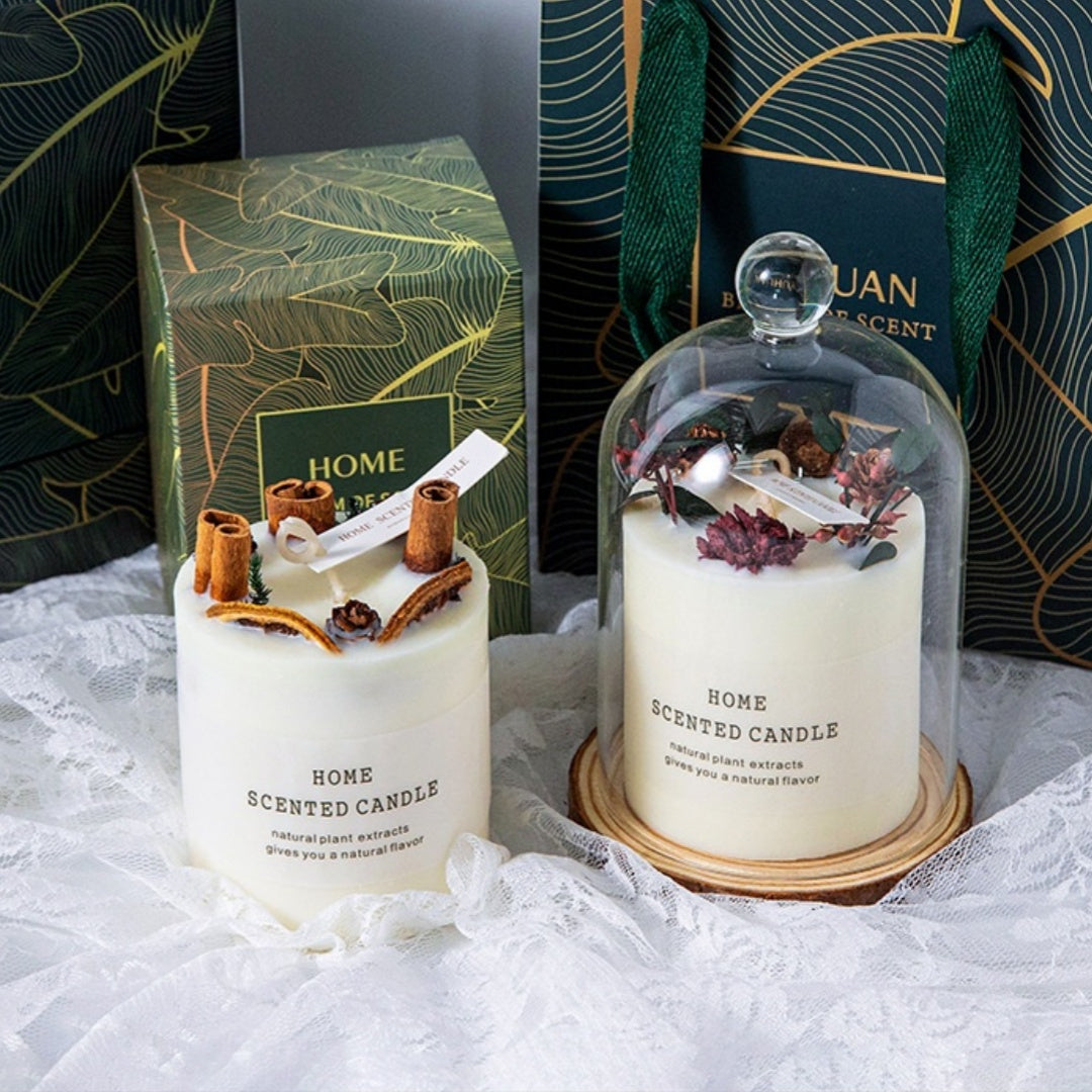 Aromatherapy Candle Hand Gift Real Flower Fragrance Bedroom Decoration