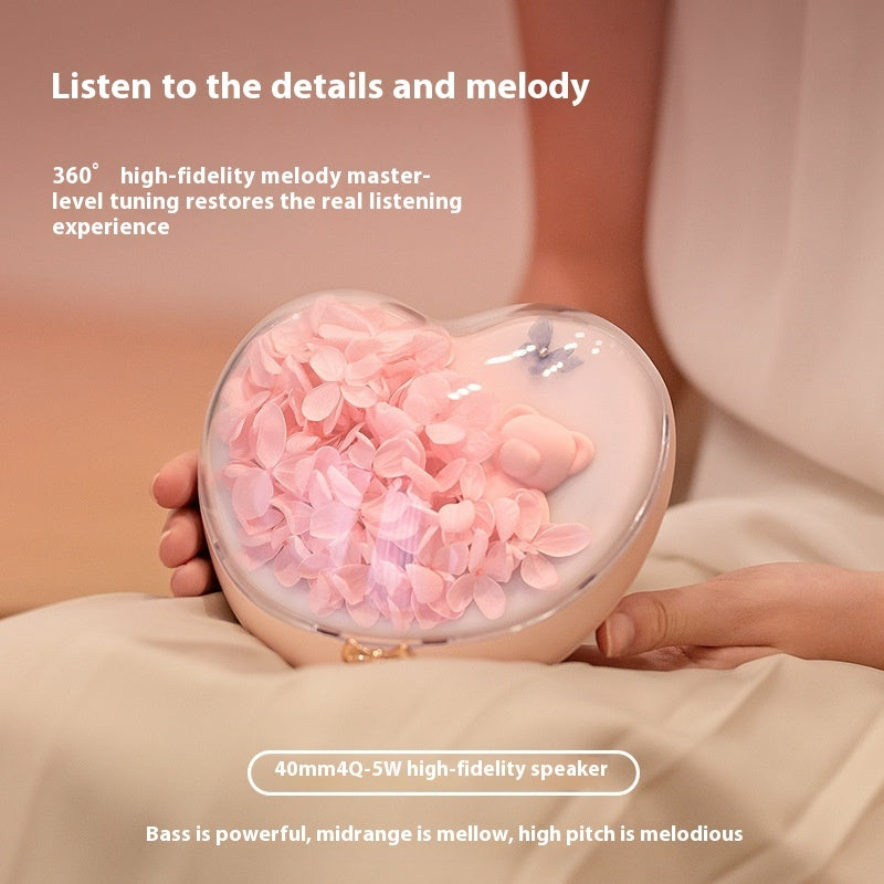 New Valentine's Day Wireless Stereo Heart-shaped