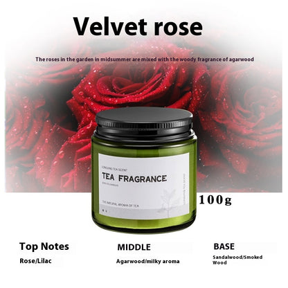 Home Indoor Soy Wax Tea Fragrance Candle Cup