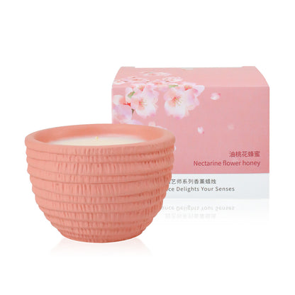 100g Smokeless Scented Aromatic Candles Cement Cup Natural Soy Wax Scented Candles With Essential Oils Wedding Decorative Candle