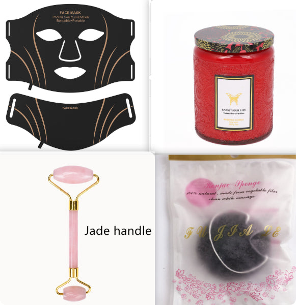 Embossed Glass Fragrance Handmade Gift Aromatherapy Soy Candles