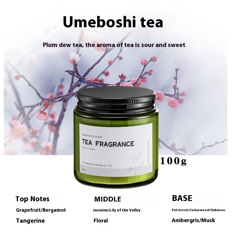 Home Indoor Soy Wax Tea Fragrance Candle Cup